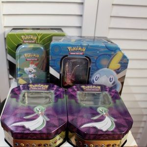 *EMPTY* Pokémon tins!